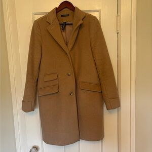 Ralph Lauren Women's Tan Wool Coat